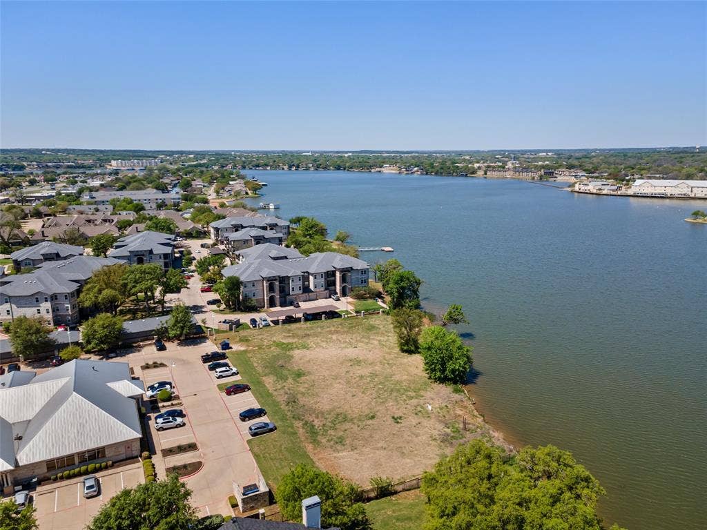 805 Hill Boulevard, Granbury, TX 76048 Birds eye view of property featuring a water view and a residential view