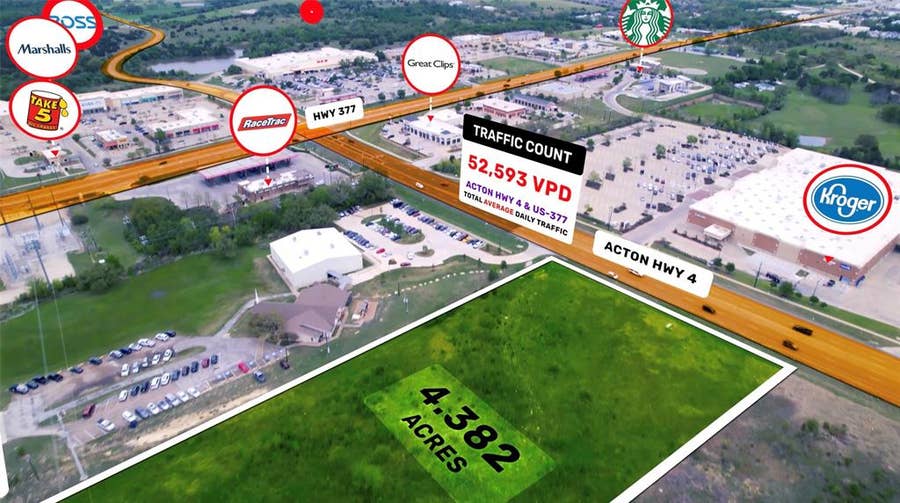 Property photo for 3617 Fm-4 TBD, Granbury, TX