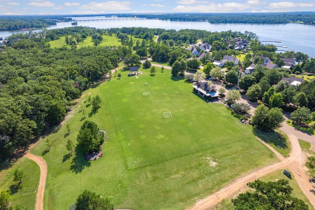 12121 Lighthouse Lane W, Malakoff, TX 75148 Aerial view of a large body of water