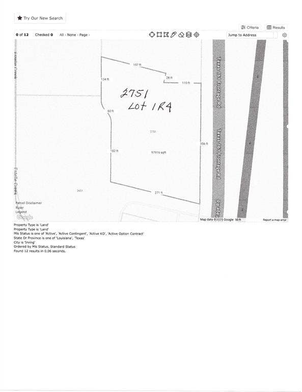2751 S State Highway 161 Freeway, Irving, TX 75062 LOT SIZES