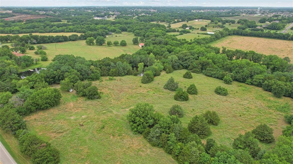 4196 County Road 1001, McKinney, TX 75071 Aerial view of sparsely populated area