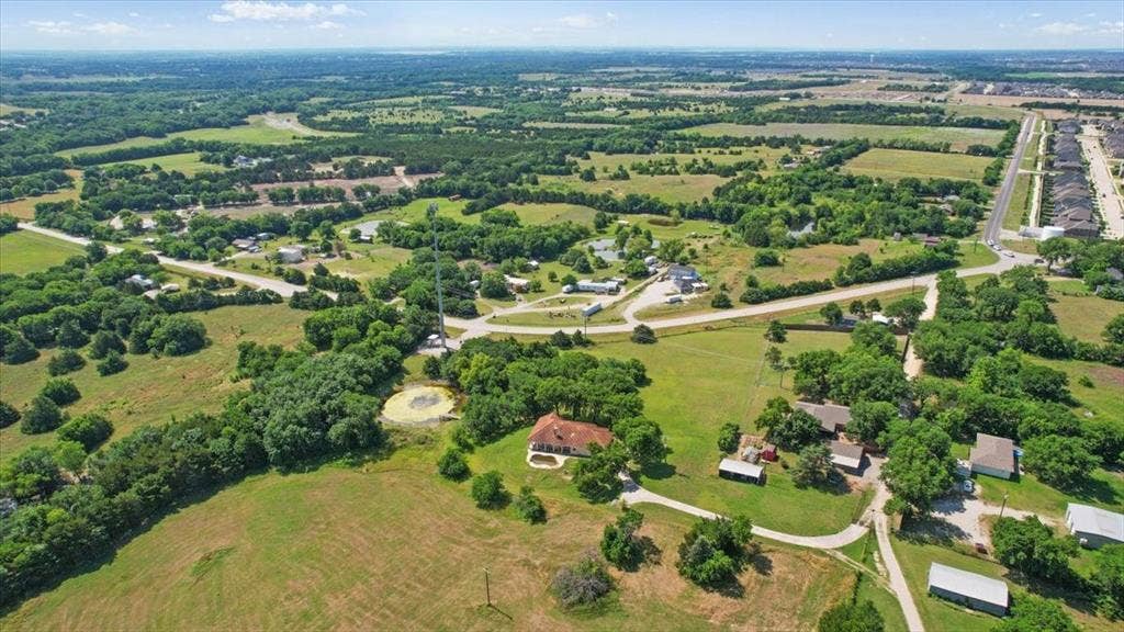 4196 County Road 1001, McKinney, TX 75071 View of New Hope Road that goes directly in front of 4196 CR 1001