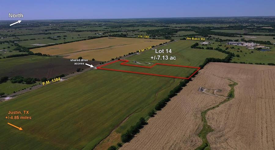 Property photo for Lot 14 F.M. 1384, Justin, TX
