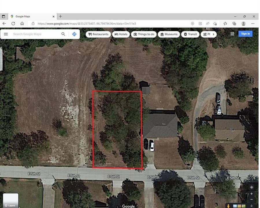 Property photo for 000 E 5th Street, Prosper, TX