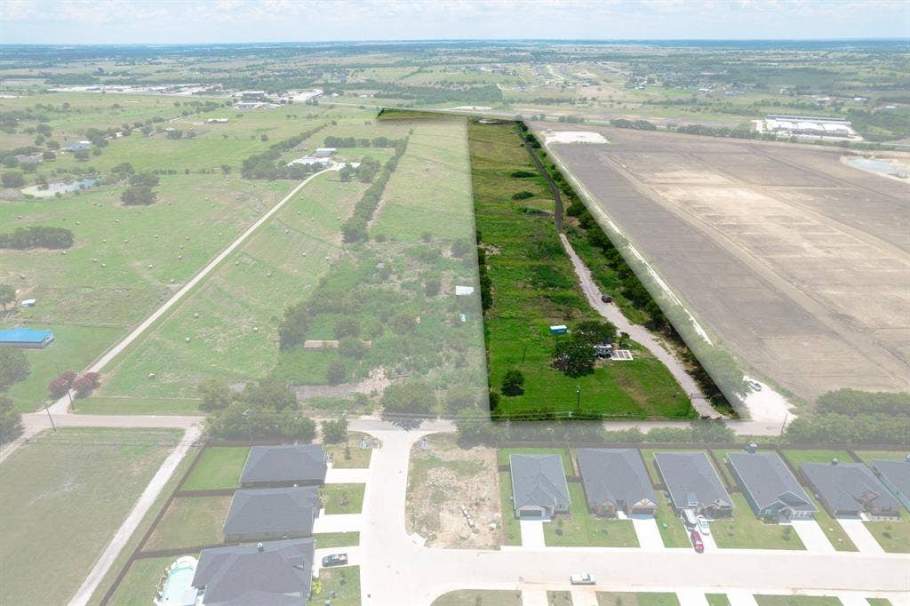 1032 #2 E Godley Avenue, Godley, TX 76044 Aerial overview of property's location