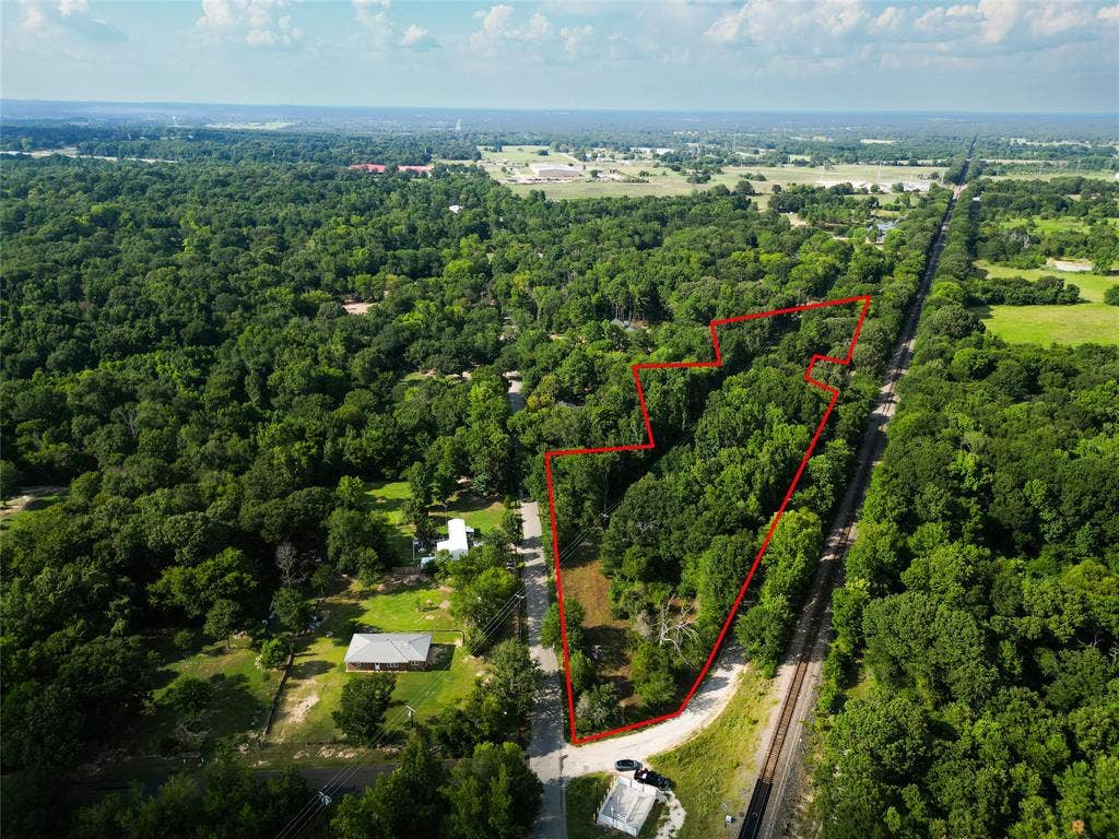 900 Cream Level, Athens, TX 75751 Aerial view of property's location featuring property boundaries highlighted