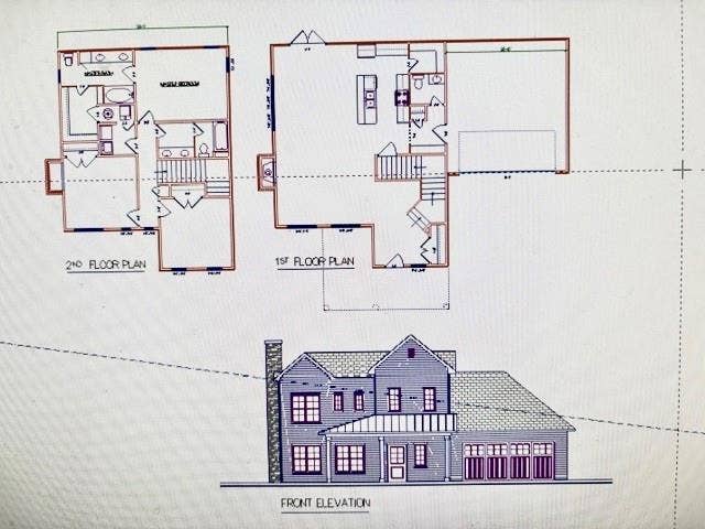 TBD Dickey Street, Rockwall, TX 75087 Architect's rendering of home that could be built