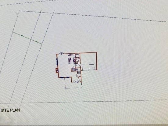 TBD Dickey Street, Rockwall, TX 75087 Site plan of how home would sit on the lot