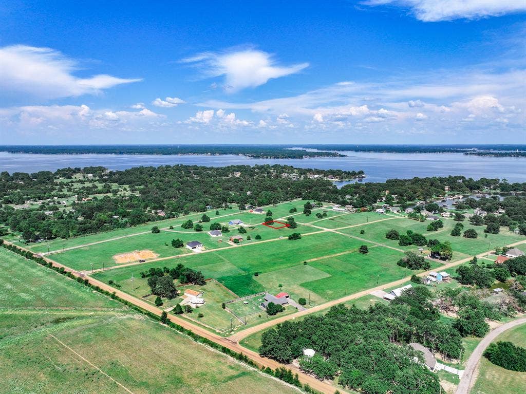 TBD Oakdale Road, Trinidad, TX 75163 Drone / aerial view of a nearby body of water and a tree filled landscape