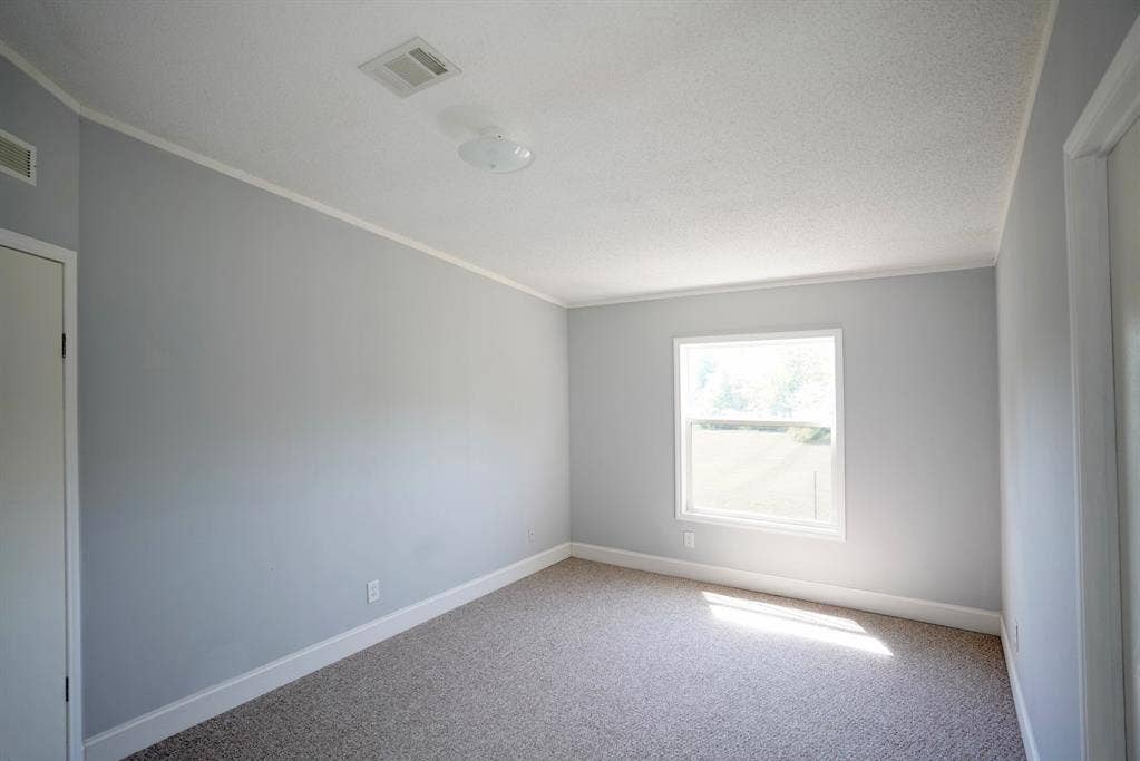 245 Oak Hill Court, Waxahachie, TX 75167 Empty room with carpet and crown molding
