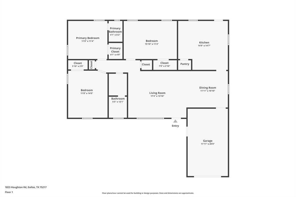 1823 Houghton Road, Dallas, TX 75217 1823 Houghton Road, Dallas, TX 75217