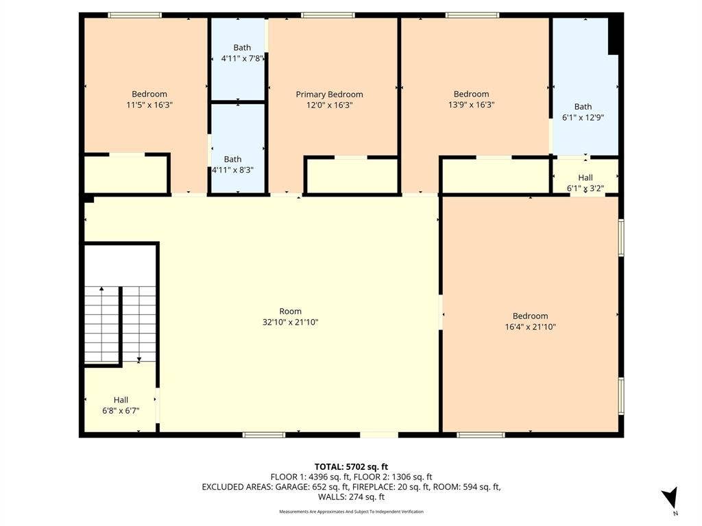 View of floor plan / room layout