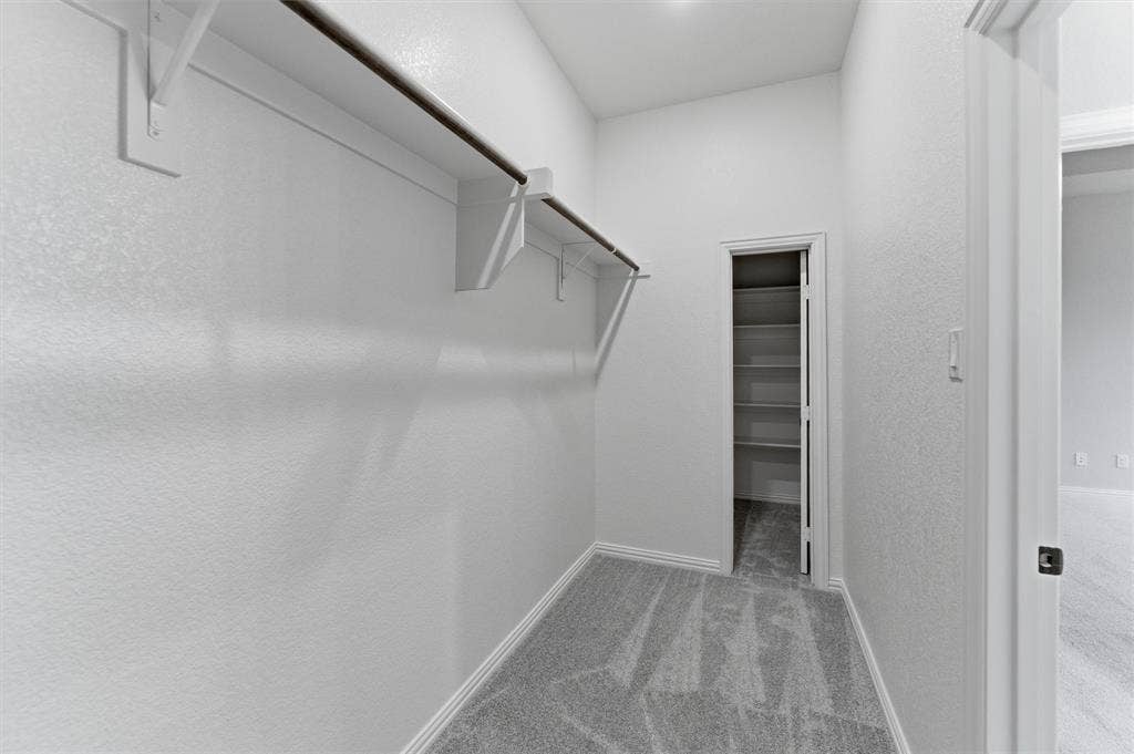 9007 County Road 623, Blue Ridge, TX 75424 Walk in closet with light carpet