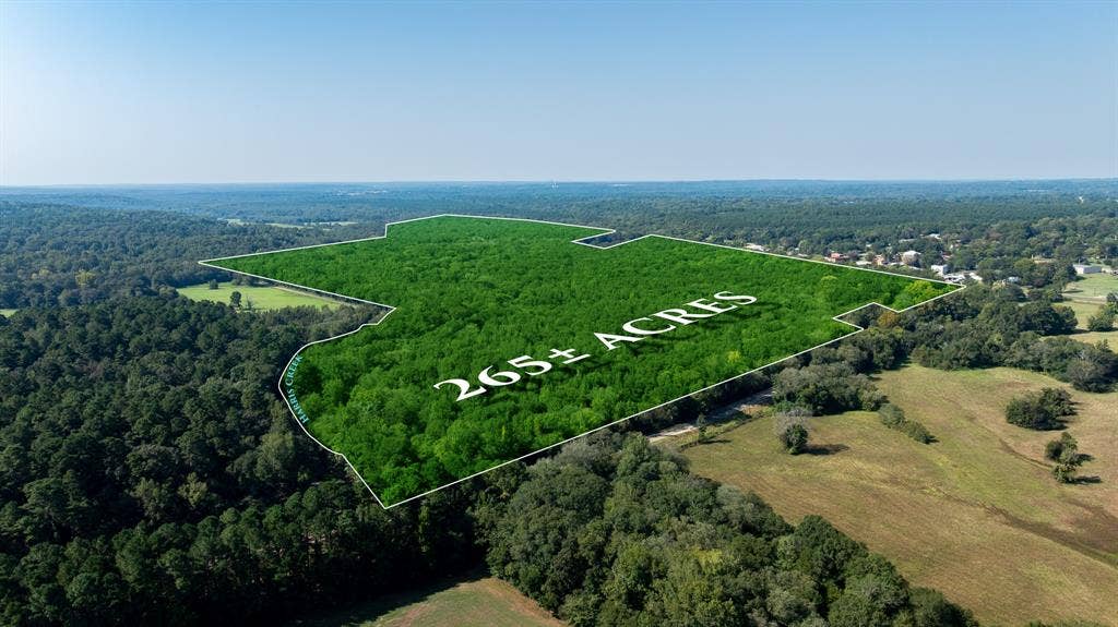 TBD C R 354, Winona, TX 75792 Aerial view of property and surrounding area with property boundaries highlighted