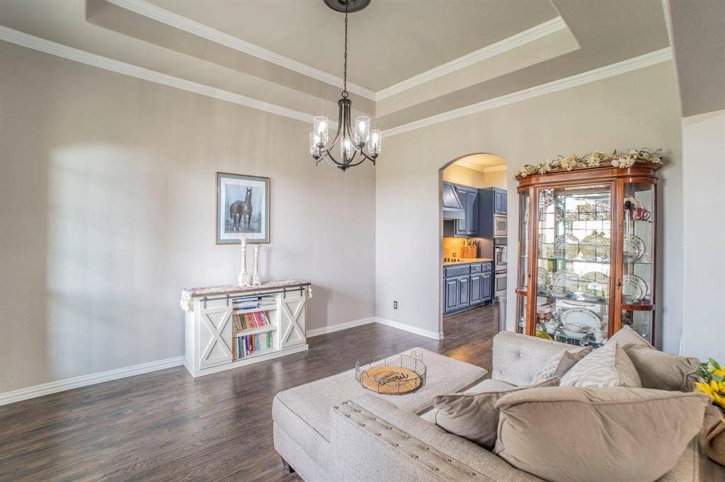 5229 Horseshoe Lane, Royse City, TX 75189 Formal dining now used as a living area. Versatile floor plan.