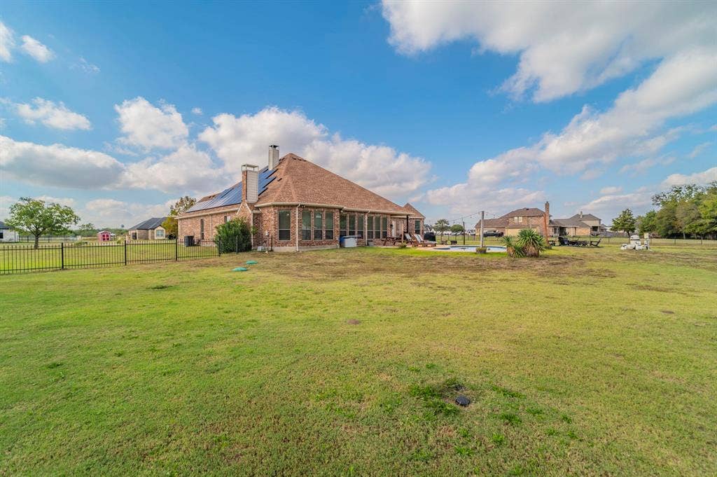 5229 Horseshoe Lane, Royse City, TX 75189 View of the back of the property.