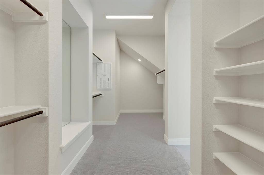 3752 Bermuda Grass Way, Grand Prairie, TX 76084 Walk in closet with light colored carpet