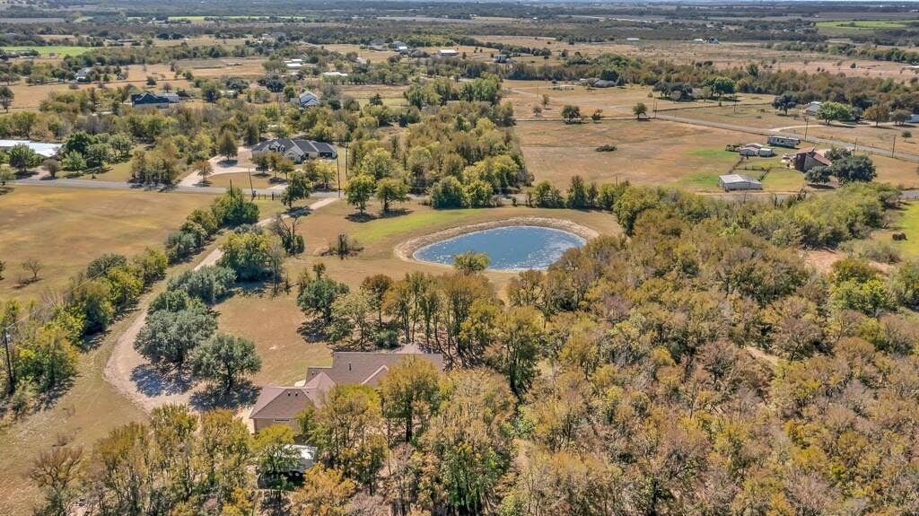 556 Wildwood Trail, Lorena, TX 76655 View of property location featuring a nearby body of water and rural landscape