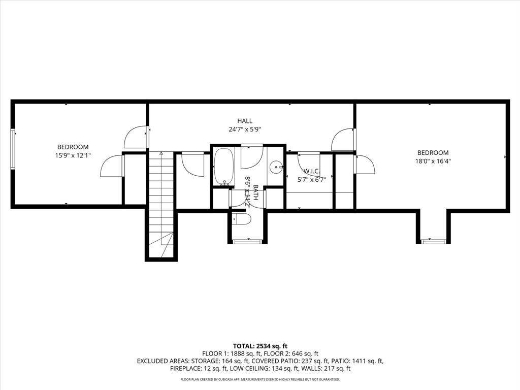 View of home floor plan