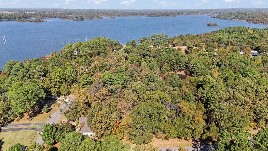 TBD Hickory Trail, Flint, TX 75762 Drone / aerial view of a large body of water and a forest