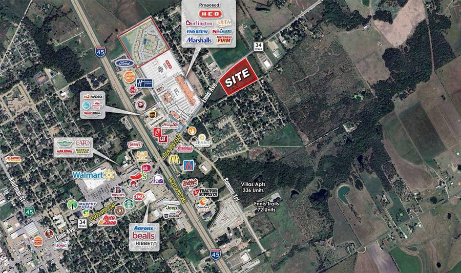 Property photo for 8.09-acre tract Tx-34 Avenue, Ennis, TX