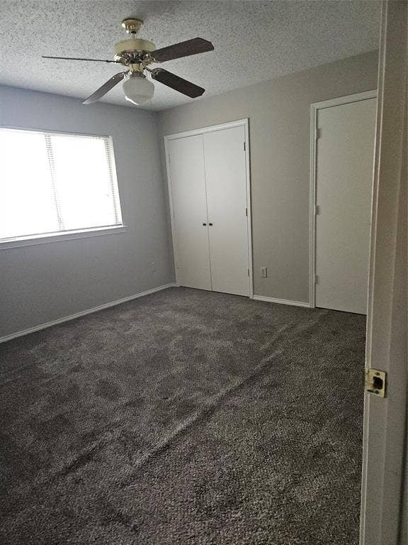 808-810 Red Bud Drive, DeSoto, TX 75115 810 - Bedroom with two closets and ceiling fan with light.