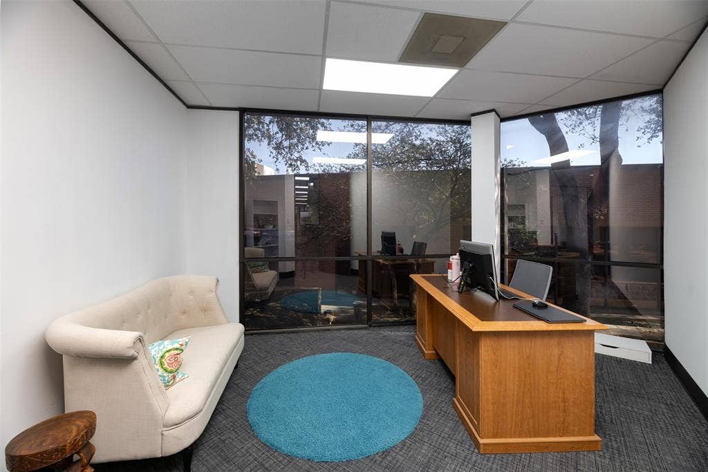1610 Corporate Court, Irving, TX 75038 Office area featuring a wall of windows and a drop ceiling