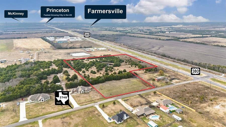 Property photo for 10 Acres US-380 Highway, Caddo Mills, TX