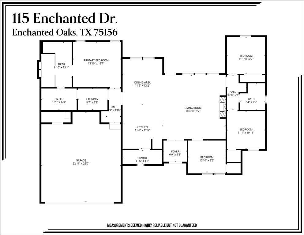 115 Enchanted Drive, Enchanted Oaks, TX 75156 115 Enchanted Drive, Enchanted Oaks, TX 75156