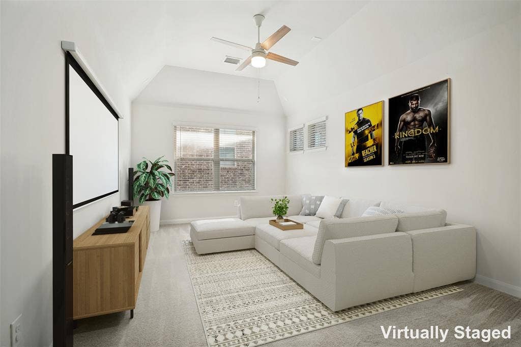 918 Colby Bluff Drive, Rockwall, TX 75087 Upstairs media room or 4th bedroom