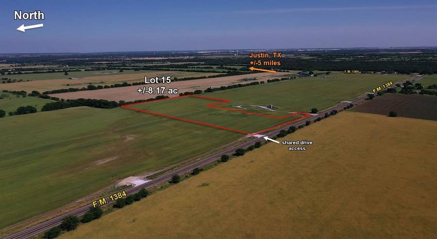 Property photo for Lot 15 F.M. 1384, Justin, TX