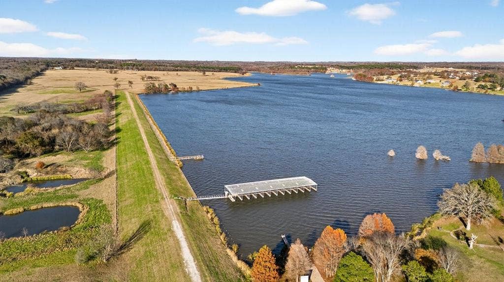 6105 Overlook Point, Athens, TX 75752 Lake Aerial view