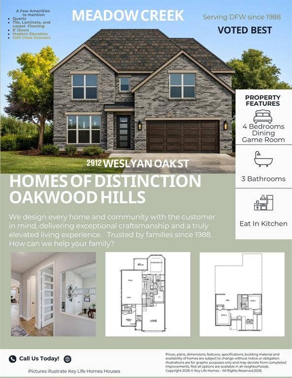Property photo for 2912 Weslyan Oak Street, Bedford, TX