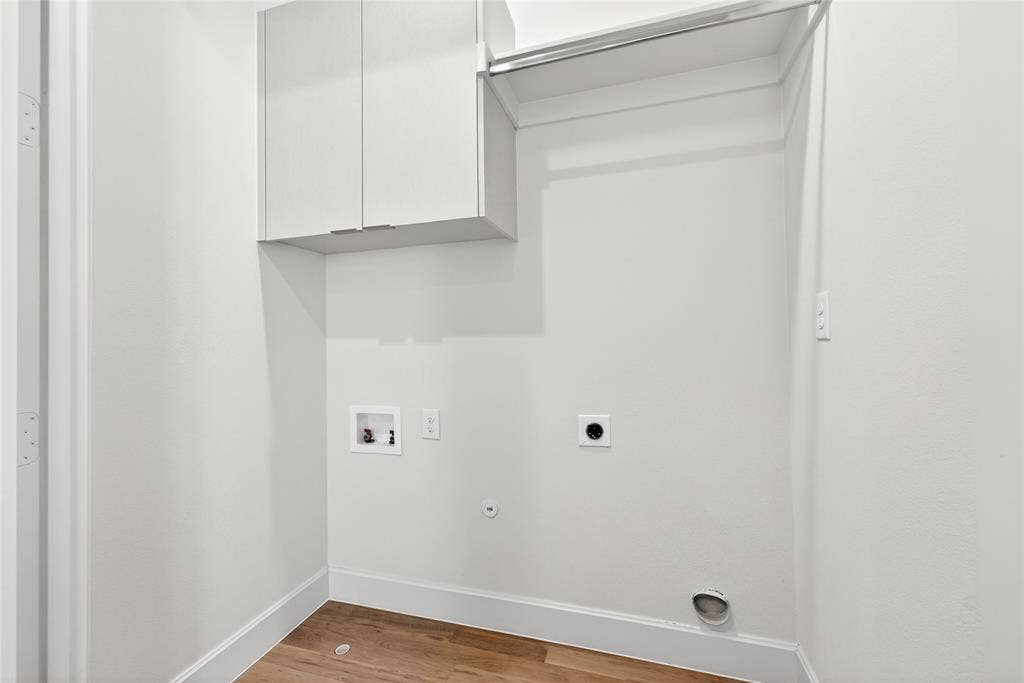 6603 Roper Street, Dallas, TX 75209 Full size laundry closet with built in cabinetry