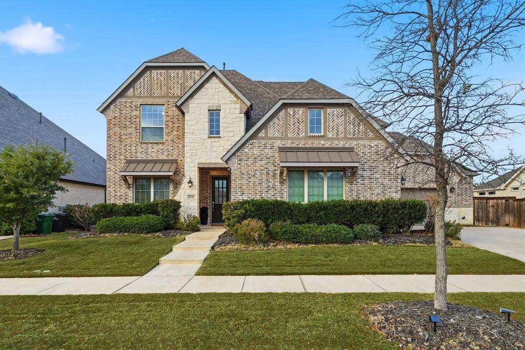 3860 Dewberry Lane, Prosper, TX 75078 View of from of the home