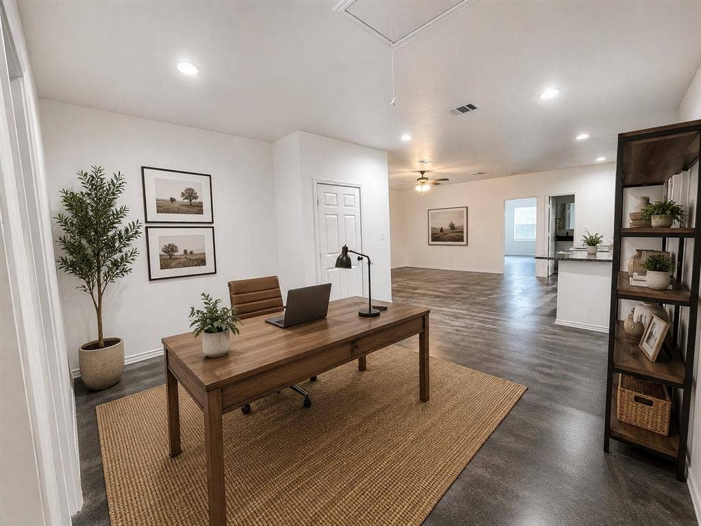 417 Katie Circle, Kennedale, TX 76060 flex space can be used for office area or additional living virturally staged