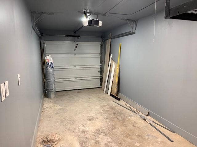 5845 Haney Drive, Watauga, TX 76148 Garage featuring baseboards