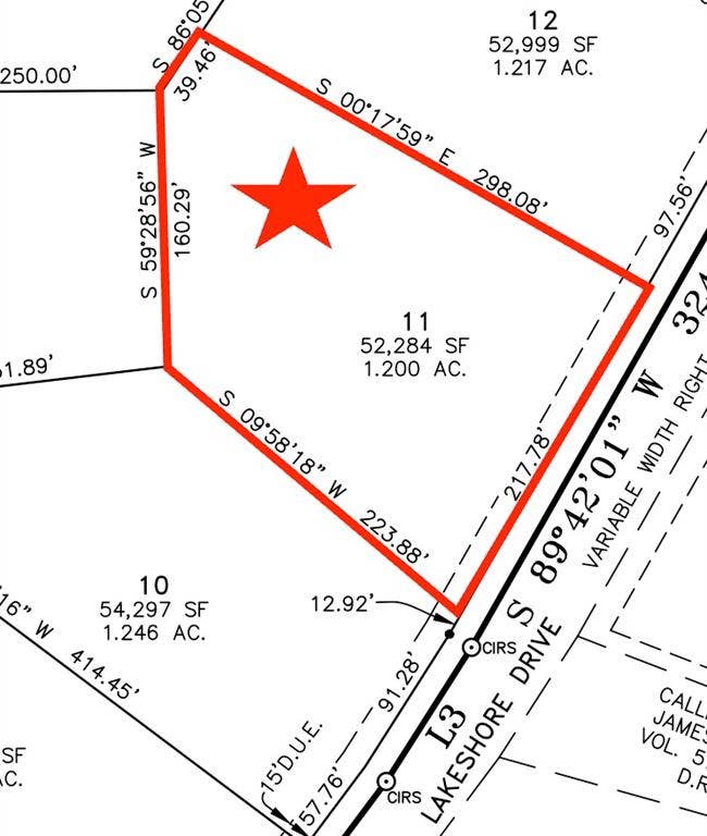 Property photo for TBD Lot 11 Lakeshore Drive, Waxahachie, TX