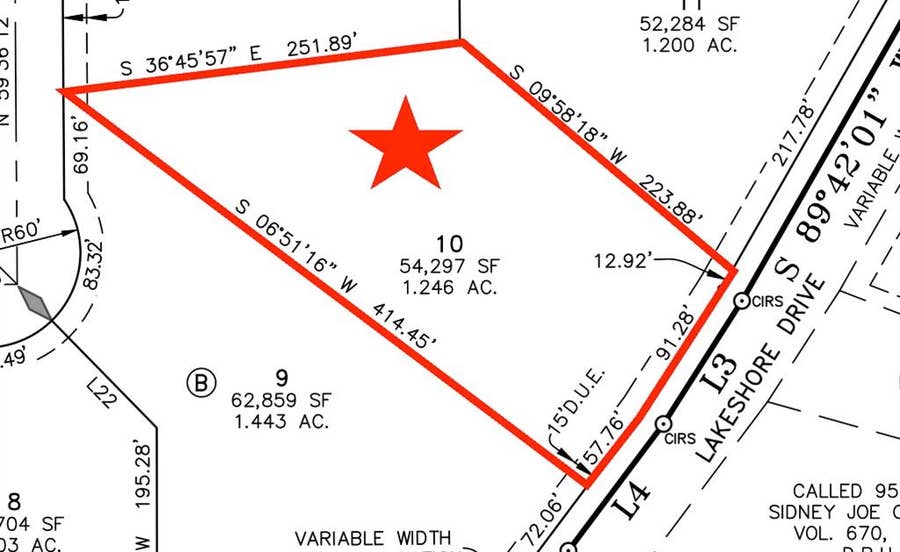 Property photo for TBD Lot 10 Lakeshore Drive, Waxahachie, TX