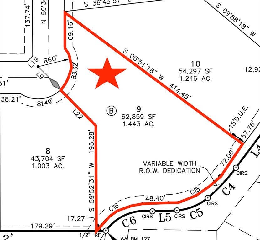 Property photo for TBD Lot 9 Lakeshore Drive, Waxahachie, TX