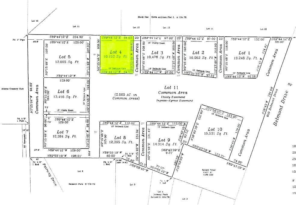 Lot 4 Belmont Drive, Athens, TX 75751 Lot 4 Belmont Drive, Athens, TX 75751