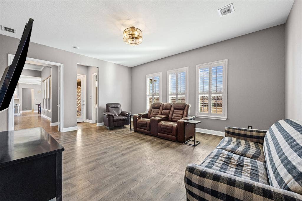 117 Vail Lane, Waxahachie, TX 75167 Flex room with view of backyard