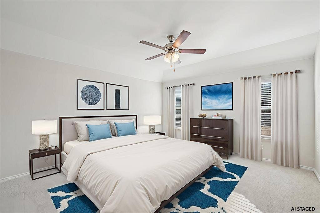 609 Bassett Hall Road, Fate, TX 75189 Master Bedroom - Virtually Staged