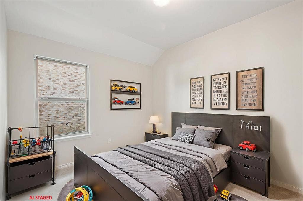 609 Bassett Hall Road, Fate, TX 75189 Bedroom 3 - Virtually Staged