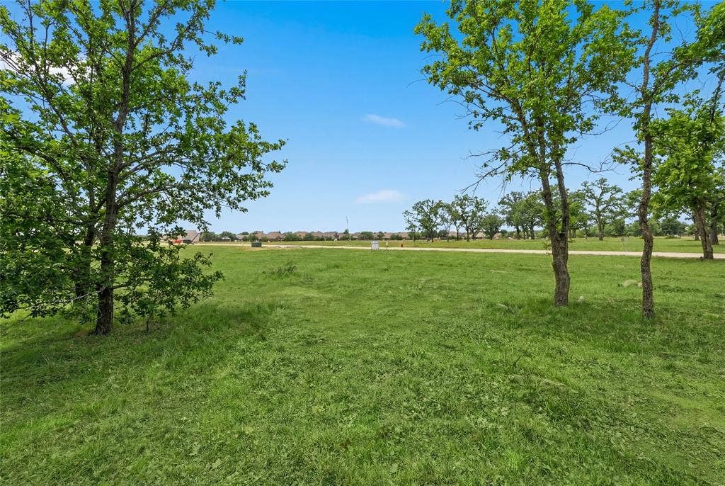 This is a photograph of Lot 4 Block G and was captured in February. It has been digitally enhanced to emphasize the presence of leaves and grass.