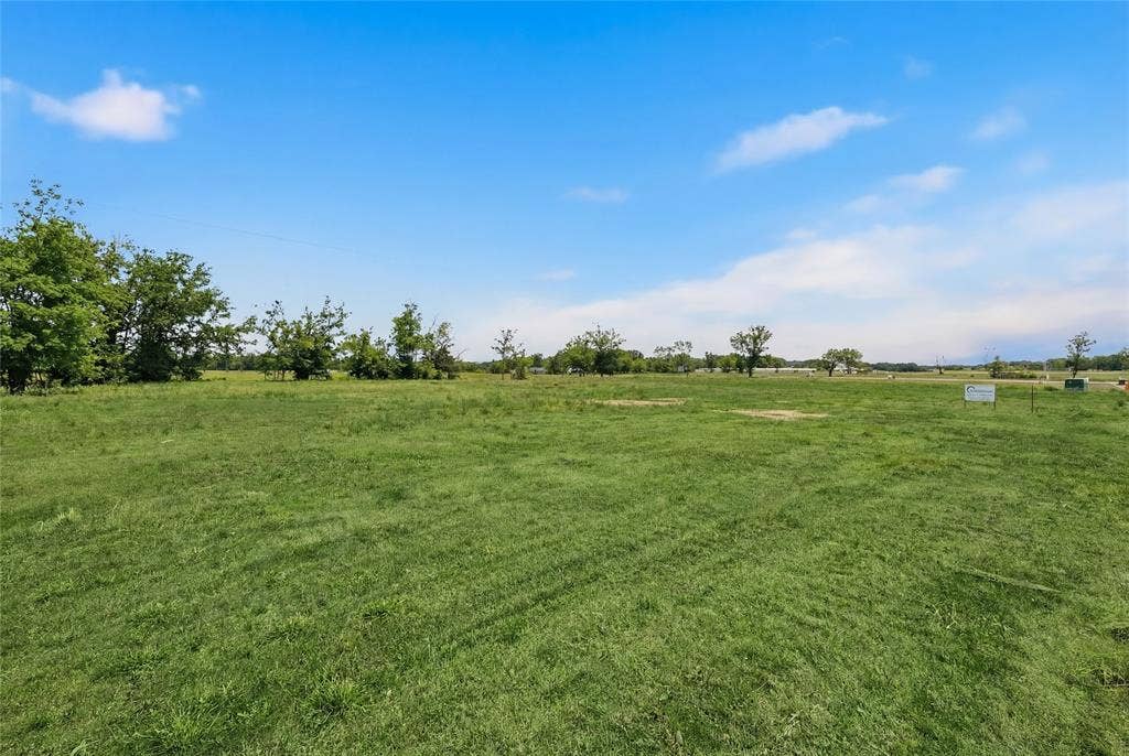 This is a photograph of Lot 2 Block G and was captured in February. It has been digitally enhanced to emphasize the presence of leaves and grass.