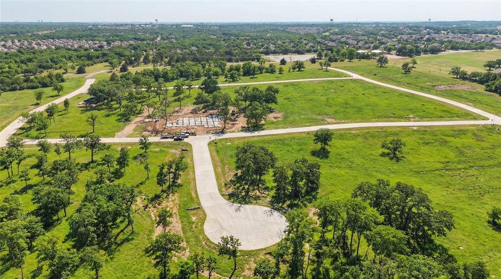 This is an aerial photograph and was captured in February. It has been digitally enhanced to emphasize the presence of leaves and grass.