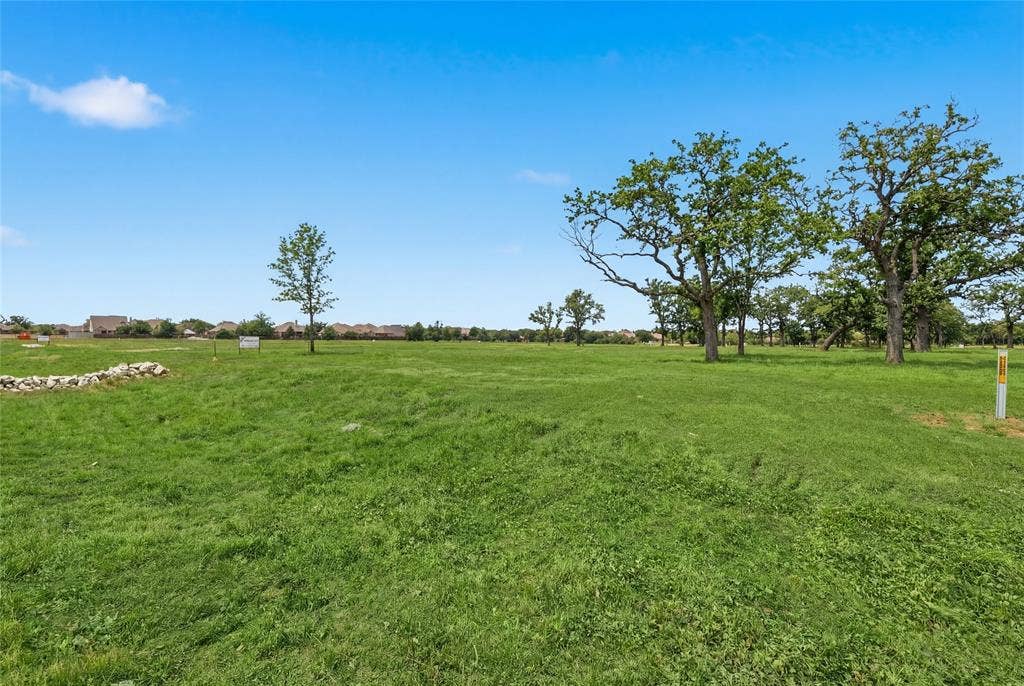 This is a photograph of Lot 8 Block J and was captured in February. It has been digitally enhanced to emphasize the presence of leaves and grass.