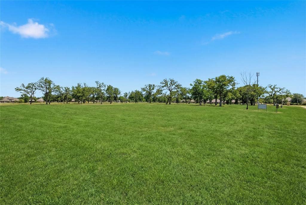This is a photograph of Lot 8 Block J and was captured in February. It has been digitally enhanced to emphasize the presence of leaves and grass.