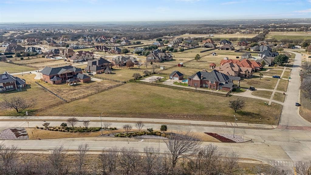 2502 Texas Plume Road, Cedar Hill, TX 75104 Aerial view of property's location with nearby suburban area
